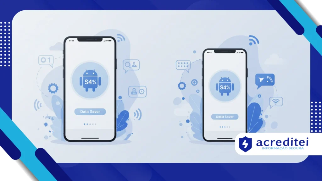 usar o modo economia de dados no Android e iPhone