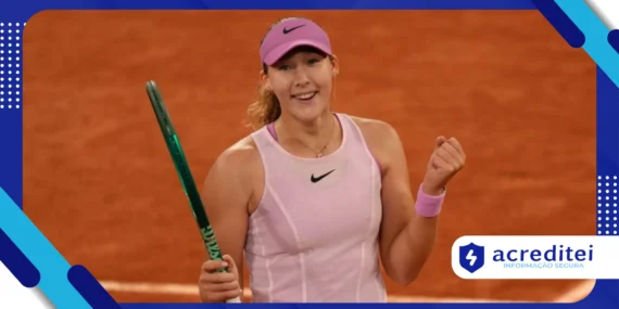 Roland Garros 2026: Andreeva brilha e avança às semifinais